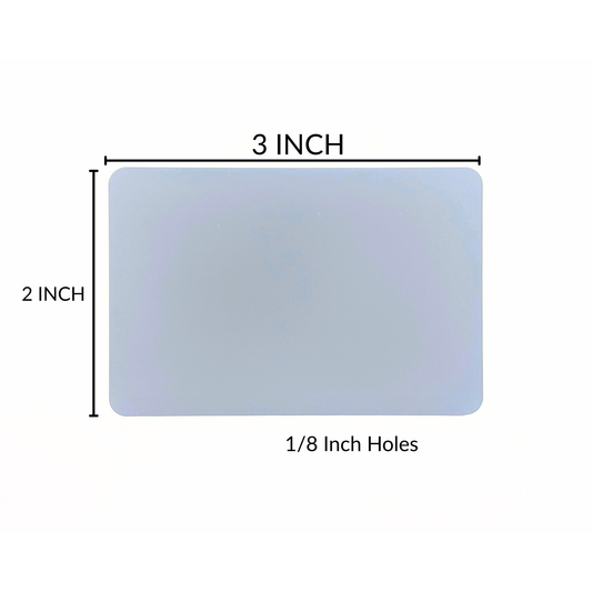 Custom Engraved Electrical Panel Label 3x4 Acrylic Tags