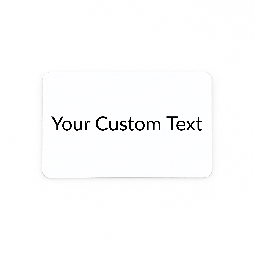 Custom Engraved Electrical Panel Label 3x4 Acrylic Tags