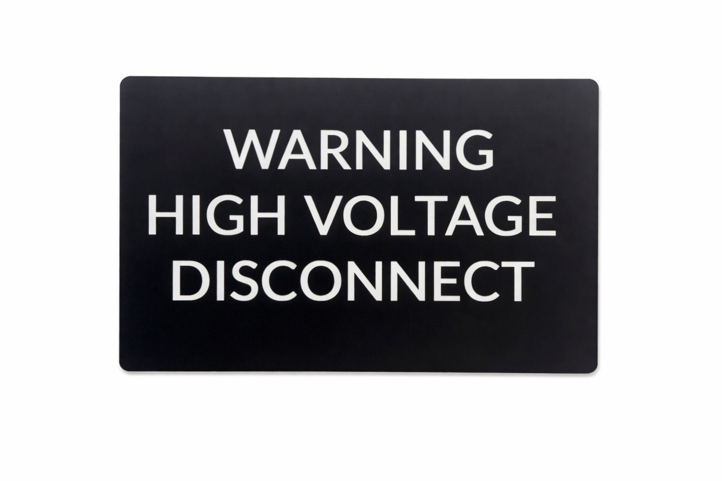 Custom Electrical Panel Labels – 4” x 6” Engraved Acrylic Sign Plates for Equipment & Disconnect Panels