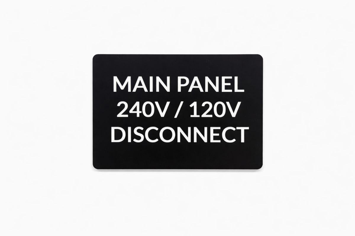 Electric Panel Labels Custom Custom 3