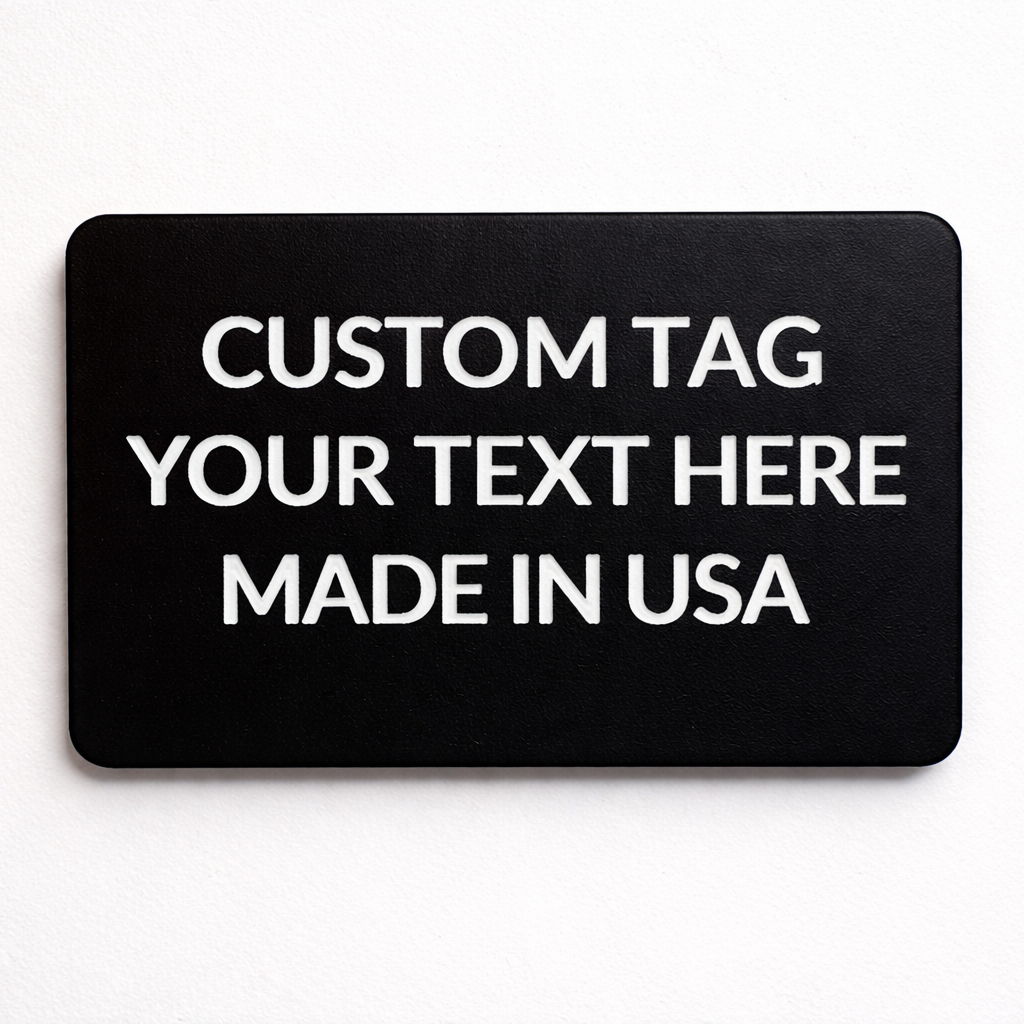 Custom Engraved Electrical Panel Label 3x4 Acrylic Tags